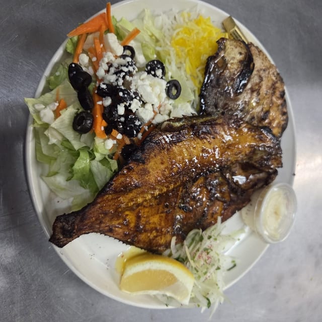Grilled Pompano.
