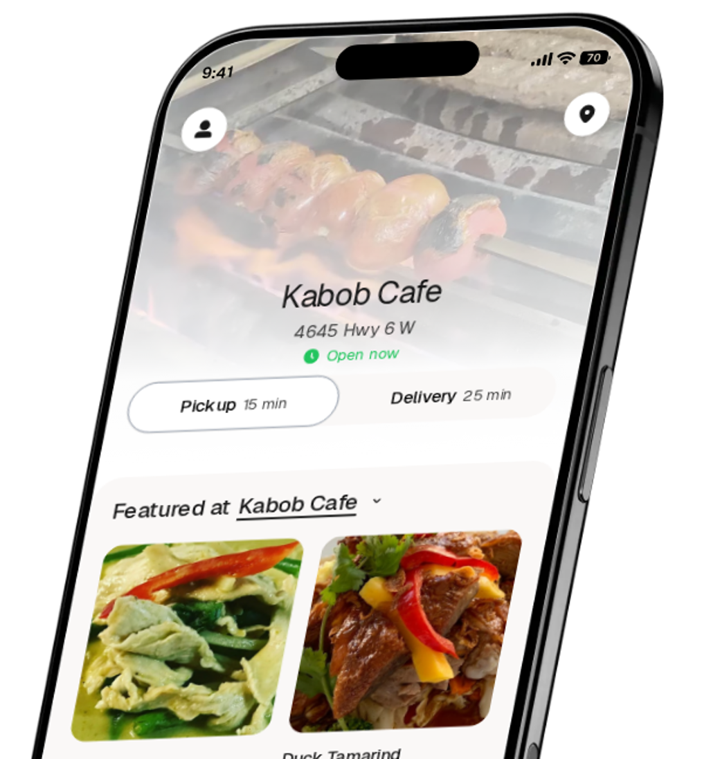 Kabob Cafe app preview