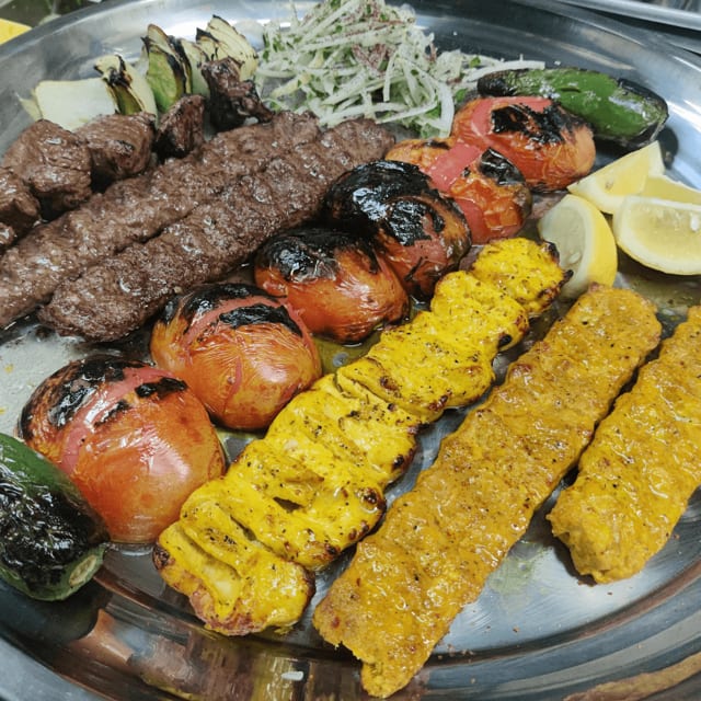 Package #6 Mixed Kabob Tray for 10-15 Guests.