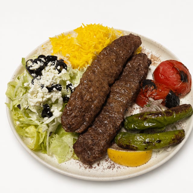 Beef Koubideh Kebab.