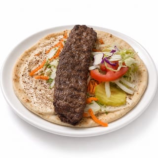Beef Koubideh Kabob wrap