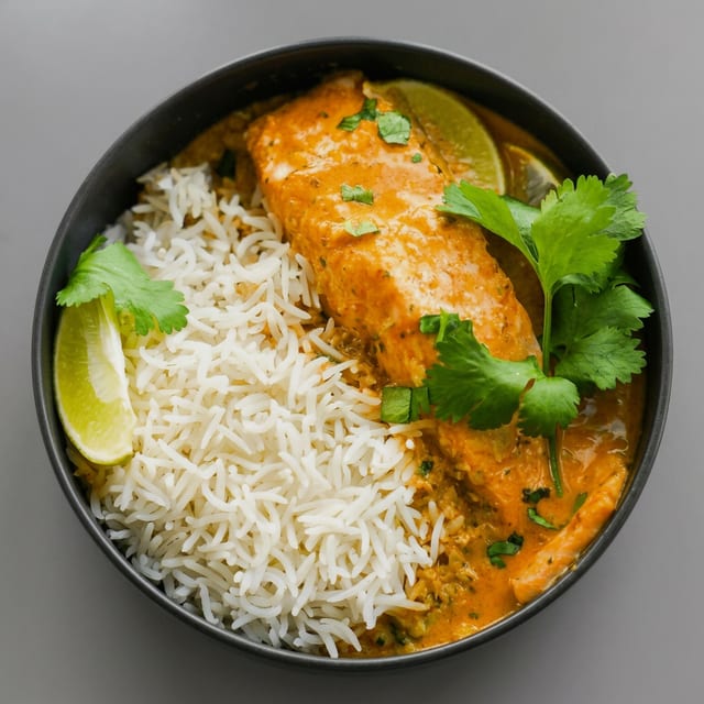 Salmon Fish Curry (Khoresht).