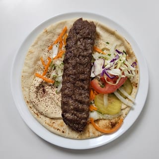 Beef Koubideh Kabob wrap