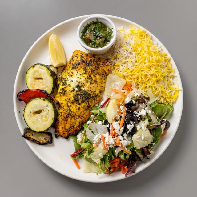 Grilled Salmon.