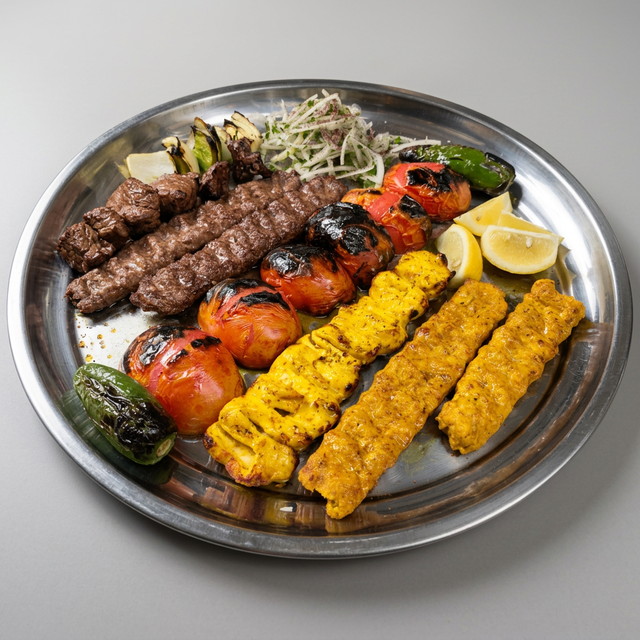 Package #6 Mixed Kabob Tray for 10-15 Guests.