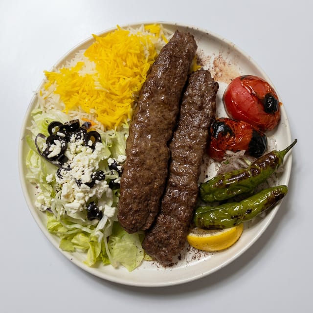 Lamb Koubideh Kebab.